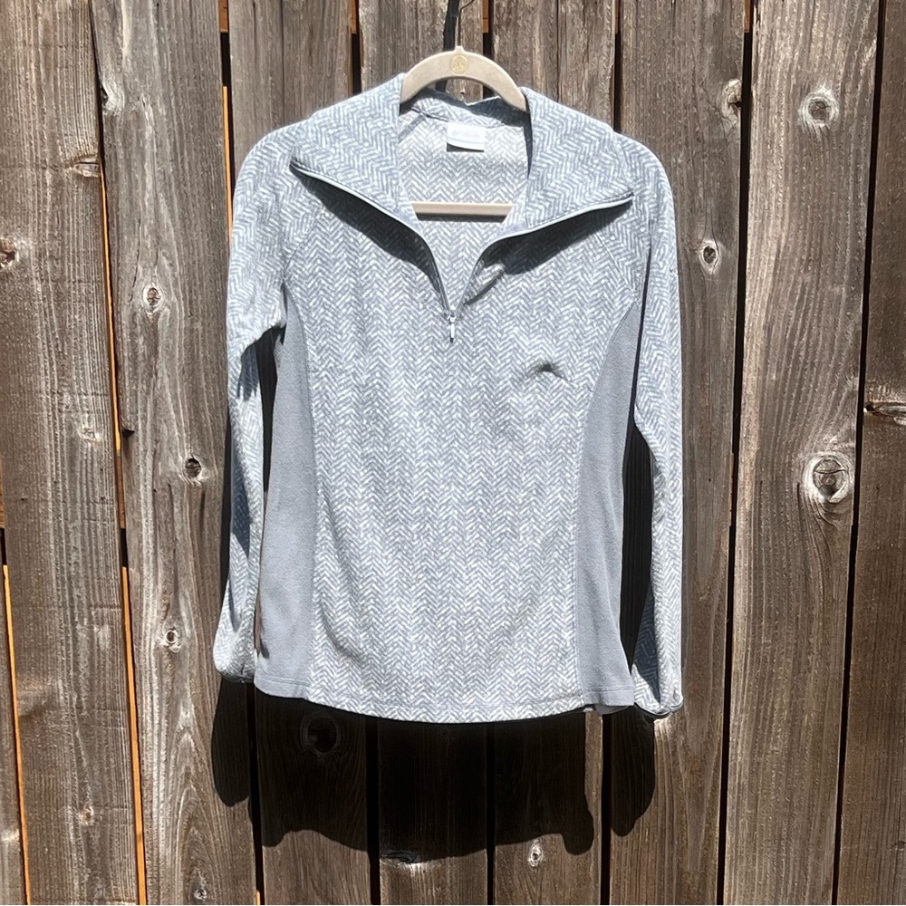 Columbia fleece pull over 1/4 zip top size small